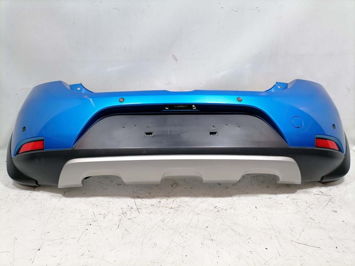 Dacia Sandero 2 original Sto&szlig;stange Stossf&auml;nger hinten Blaumetallic Bj.2016